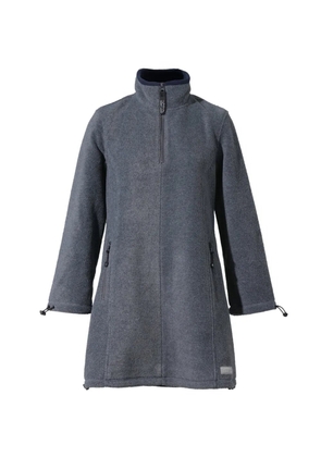 Sandy Liang fleece-texture mini dress - Grey