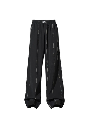 Natasha Zinko Botox syringe-print pajamas - Black