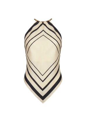 Nicholas Skye halterneck top - Neutrals