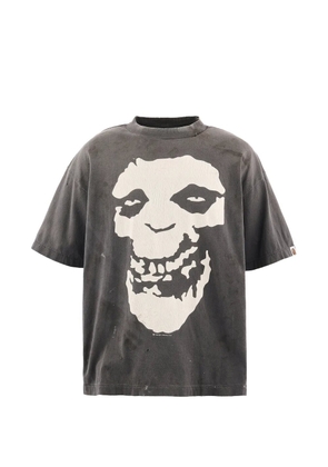 SAINT MXXXXXX x A Bathing Ape graphic-print T-shirt - Grey
