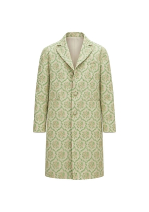 Simone Rocha Boxy Duster floral-jacquard coat - Green