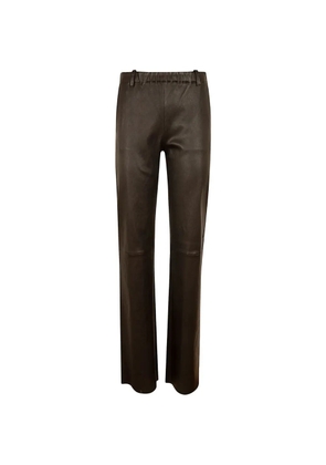 Stouls leather trousers - Black
