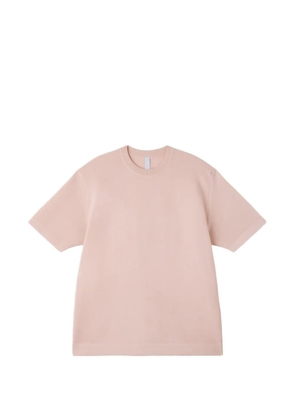 CFCL fine-knit crew-neck T-shirt - Pink