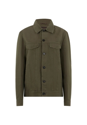 slowear button-up denim jacket - Green