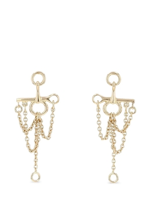 Hermès Pre-Owned 2010 Amazone chain earrings - Gold
