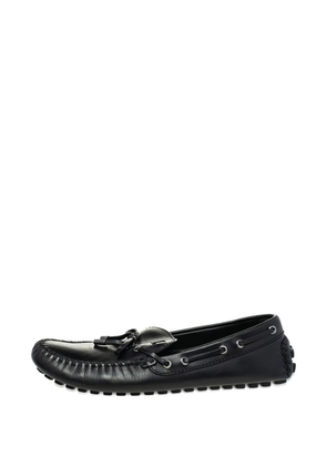 Louis Vuitton Pre-Owned leather loafers - Black