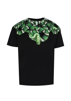 COUNTY OF MILAN snake-print T-shirt - Black