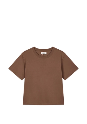 TOMBOY crew-neck short-sleeve T-shirt - Brown
