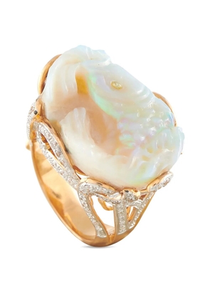 LB Exclusive opal and diamond ring - Pink