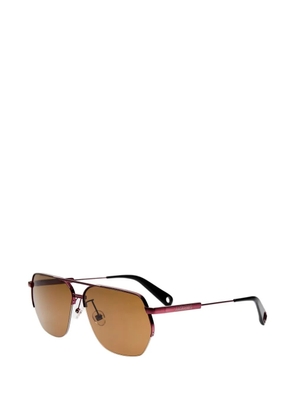 Jacquemus Aviador pilot sunglasses - Red