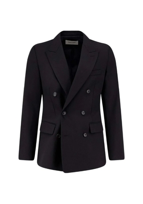 TONYWACK double-breasted buttoned blazer - Black