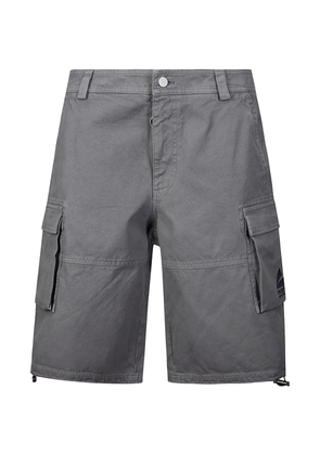 Martine Rose logo-print cargo shorts - Grey