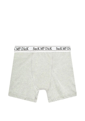 THUG CLUB logo-waistband boxers - Grey