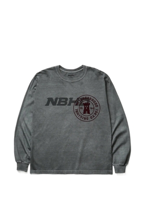 Neighborhood logo-print long-sleeved T-shirt - Grey