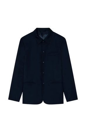 Armani Exchange press-stud-fastening blazer - Black