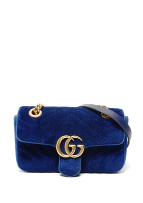 Gucci Pre-Owned 2016-2017 GG Marmont shoulder bag - Blue