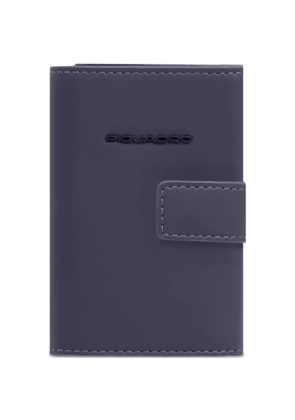 PIQUADRO pop-up water-resistant card holder - Blue