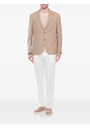 LATORRE lapel-collar jacket - Neutrals