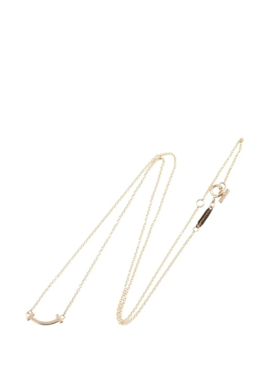 Tiffany & Co. Pre-Owned 2010s T Smile Mini necklace - Gold