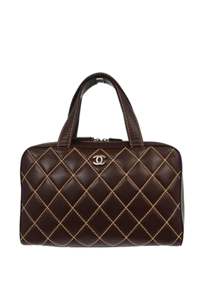 CHANEL Pre-Owned 2000 Wild Stitch leather tote bag - Brown