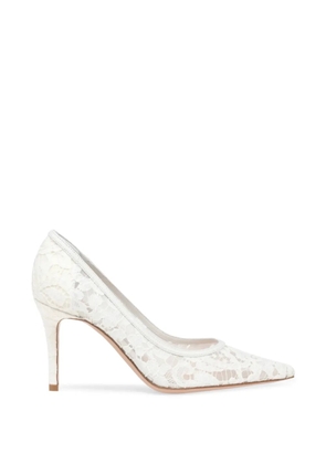 Gianvito Rossi Claudia lace pumps - White