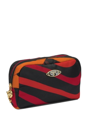 PUCCI Iride-print logo-plaque clutch bag - Black
