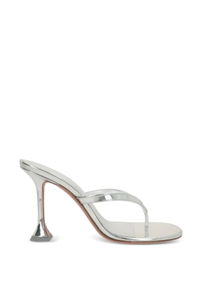 Amina Muaddi Juliettet sandals - Silver