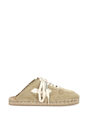 Off-White lace-up flat shoes - Neutrals