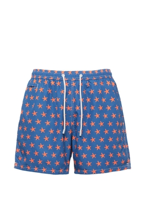 MC2 Saint Barth starfish-print drawstring swim shorts - Blue