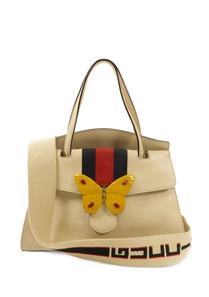 Gucci Pre-Owned Totem Butterfly two-way handbag - Neutrals