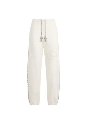 Philipp Plein crystal-embellished track pants - Neutrals