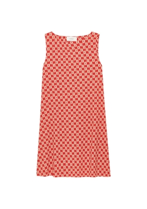 MALIPARMI Diamond Glow patterned mini dress - Red