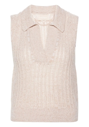 Zadig&Voltaire Lunny merino-wool sweater vest - Neutrals
