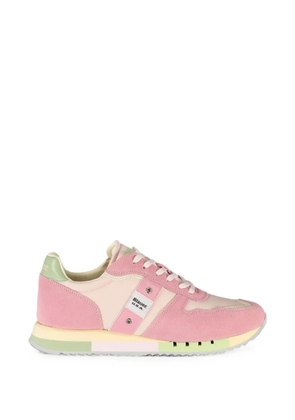 Blauer colour-block lace-up sneakers - Pink