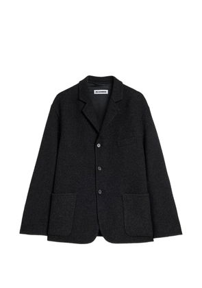 Jil Sander chevron-pattern jacket - Black