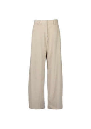 Brunello Cucinelli soft barrel trousers - Neutrals