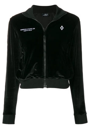 COUNTY OF MILAN cropped zip hoodie - Black