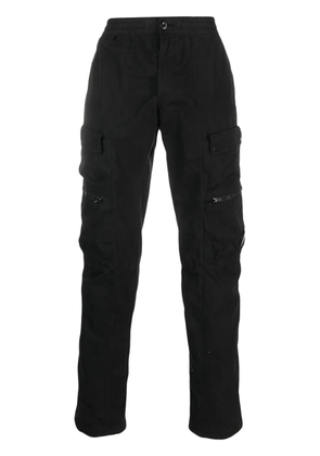 C.P. Company logo-patch cargo pants - Black