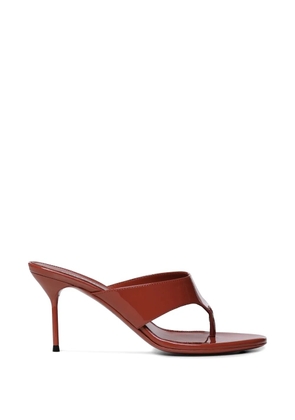 Paris Texas patent-leather thong sandals - Red