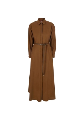 Max Mara belted shirt dress - Brown