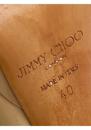 Jimmy Choo Pre-Owned Cosmic platform pumps - Neutrals