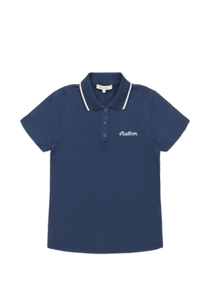 Malbon Golf Paloma tipped polo shirt - Blue