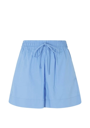 SOLOTRE elasticated-drawstring mini shorts - Blue