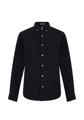 Gant long-sleeve linen shirt - Black