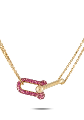 Tiffany & Co. Pre-Owned HardWear ruby necklace - Gold