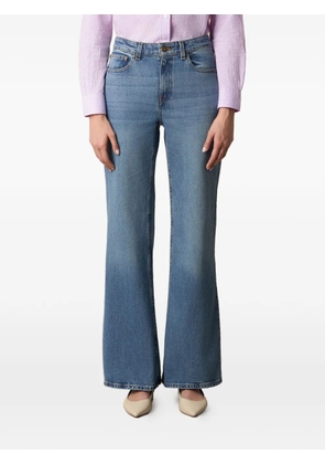 Brooks Brothers logo-embroidered belt-loop jeans - Blue
