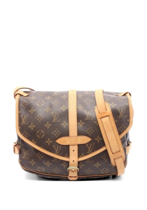 Louis Vuitton Pre-Owned 2007 30 Saumur Monogram crossbody bag - Brown