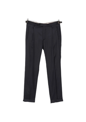 Berwich pleated tapered trousers - Blue