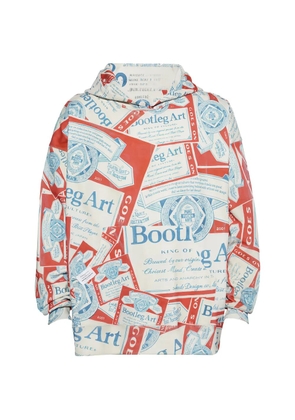 Talking About The Abstraction graphic-print hoodie - Red