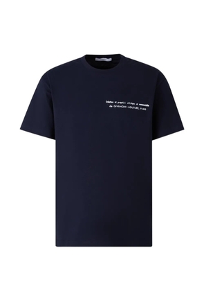 Givenchy logo-print cotton T-shirt - Blue